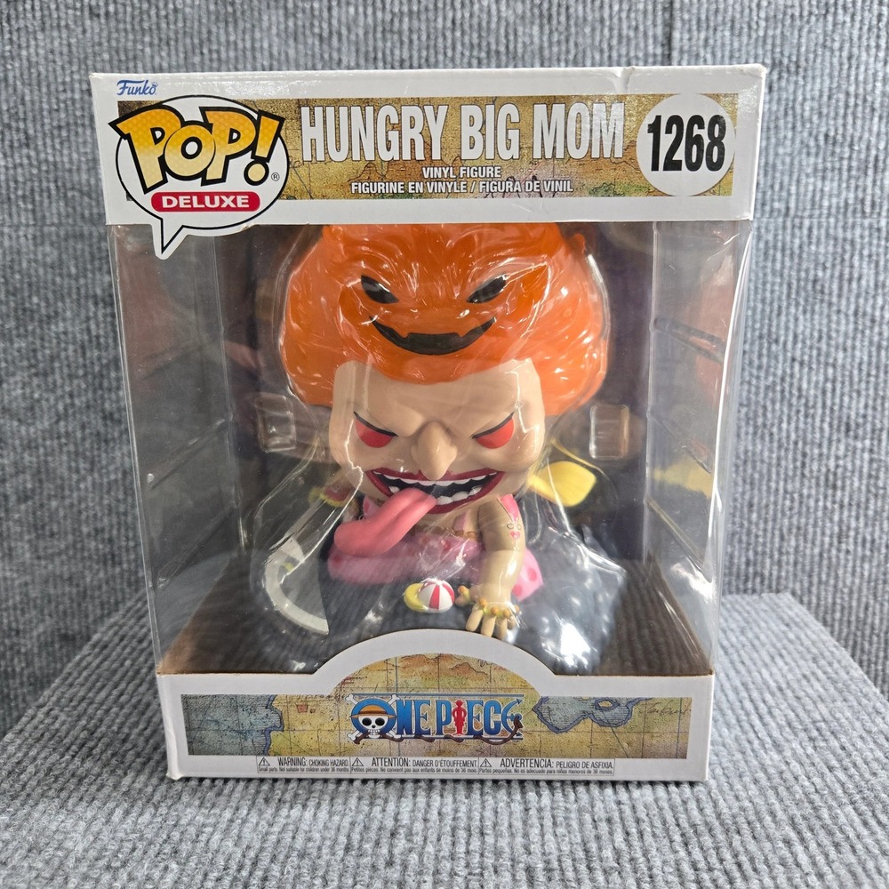 Funko Pop! Deluxe One Piece Hungry Big Mom Vinyl Figure 1268 Gear 5 Trading Card